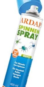 ARDAP Spinnenspray 400ml - Effektive Spinnenabwehr für innen und außen - Schnelle Wirkung!
