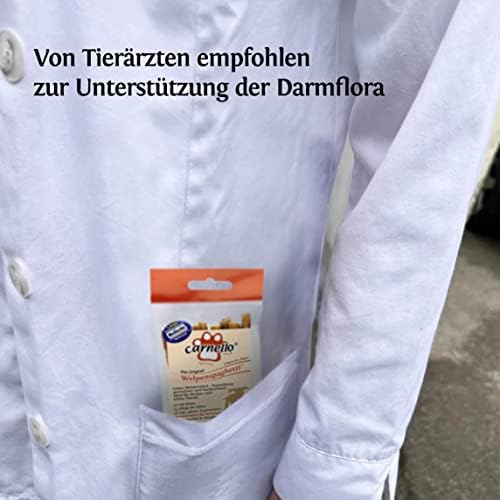 Carnello Welpenspaghetti – Getreidefreier Hundesnack für kleine Hunde, ideal für unterwegs (3 x 30g)