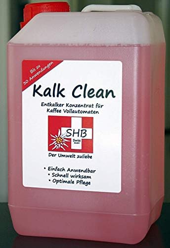 SHB Swiss Kalk Clean Spezial 1000 ml Entkalker Konzentrat für Kaffeemaschinen & Wasserkocher mit Farbindikator