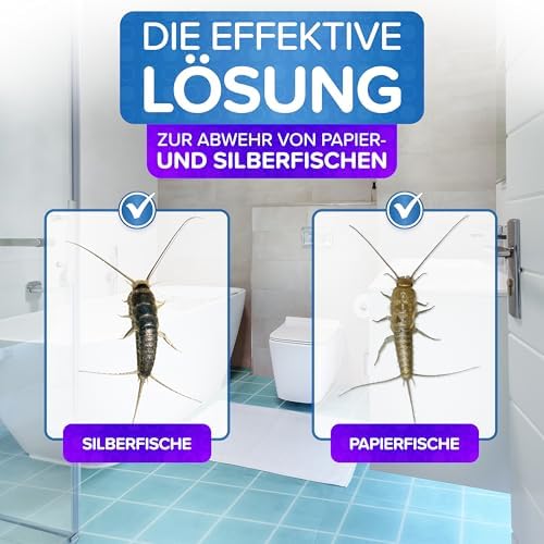 Patronus Silberfisch-Spray 500 ml – Sofortwirkung gegen Silberfische & Papierfische, effektive Lösung mit Zitrusduft für