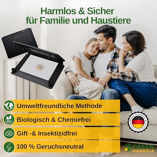 Silberfischfalle von - 3x Pheromon-Lockstoff Fallen, umweltfreundlich & geruchsneutral für ein chemiefreies Zuhause